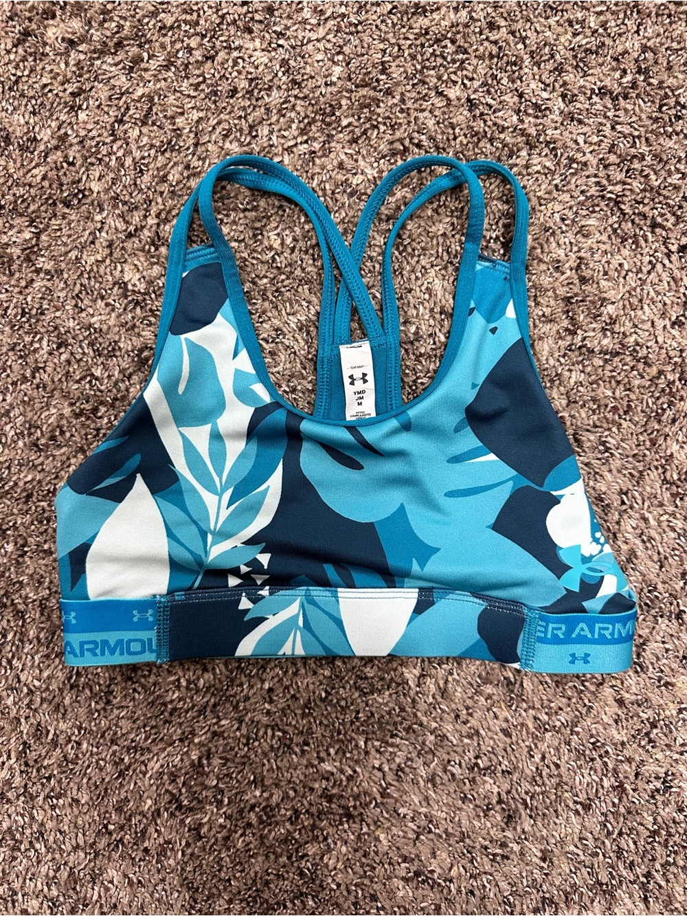 Girls Under Armour Sports Bra (size medium)